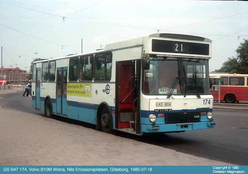 gs174_19850718.jpg - Stilstudie av Wiimas pannlugg à la B9S.