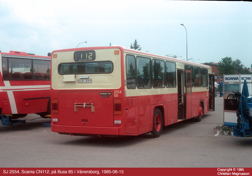sj2554_19850615.jpg - En aldrig så blank CN112. Tänk om denna färgsättning fortfarande hade funnits...